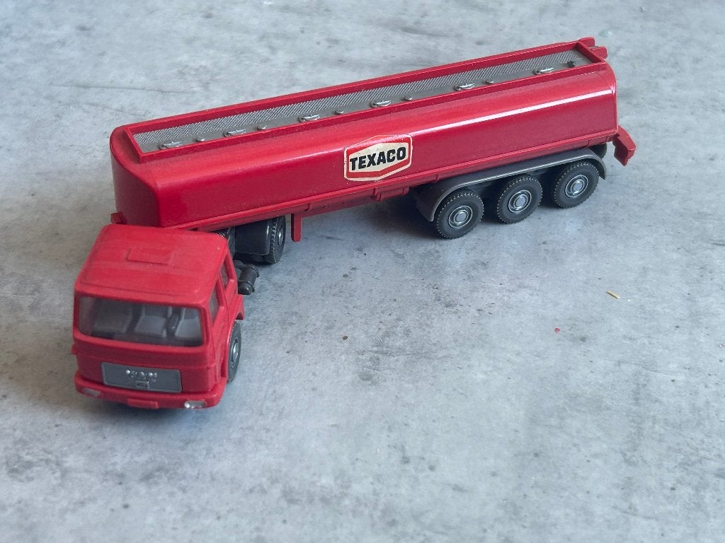 Wiking 1:87 MAN F8 Texaco tanker, Ophalen of Verzenden, Zo goed als nieuw, Bus of Vrachtwagen, Wiking