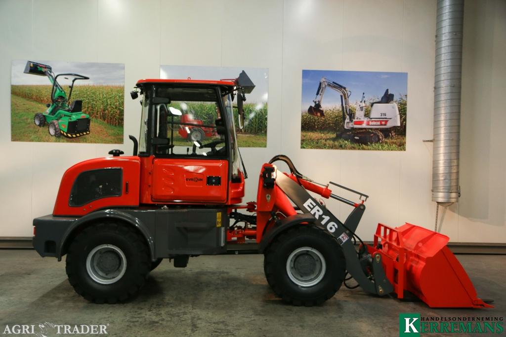 Nieuwe EVERUN ER16 Full options kniklader, Zakelijke goederen, Machines en Bouw | Kranen en Graafmachines, -, Niet opgegeven, Ophalen of Verzenden