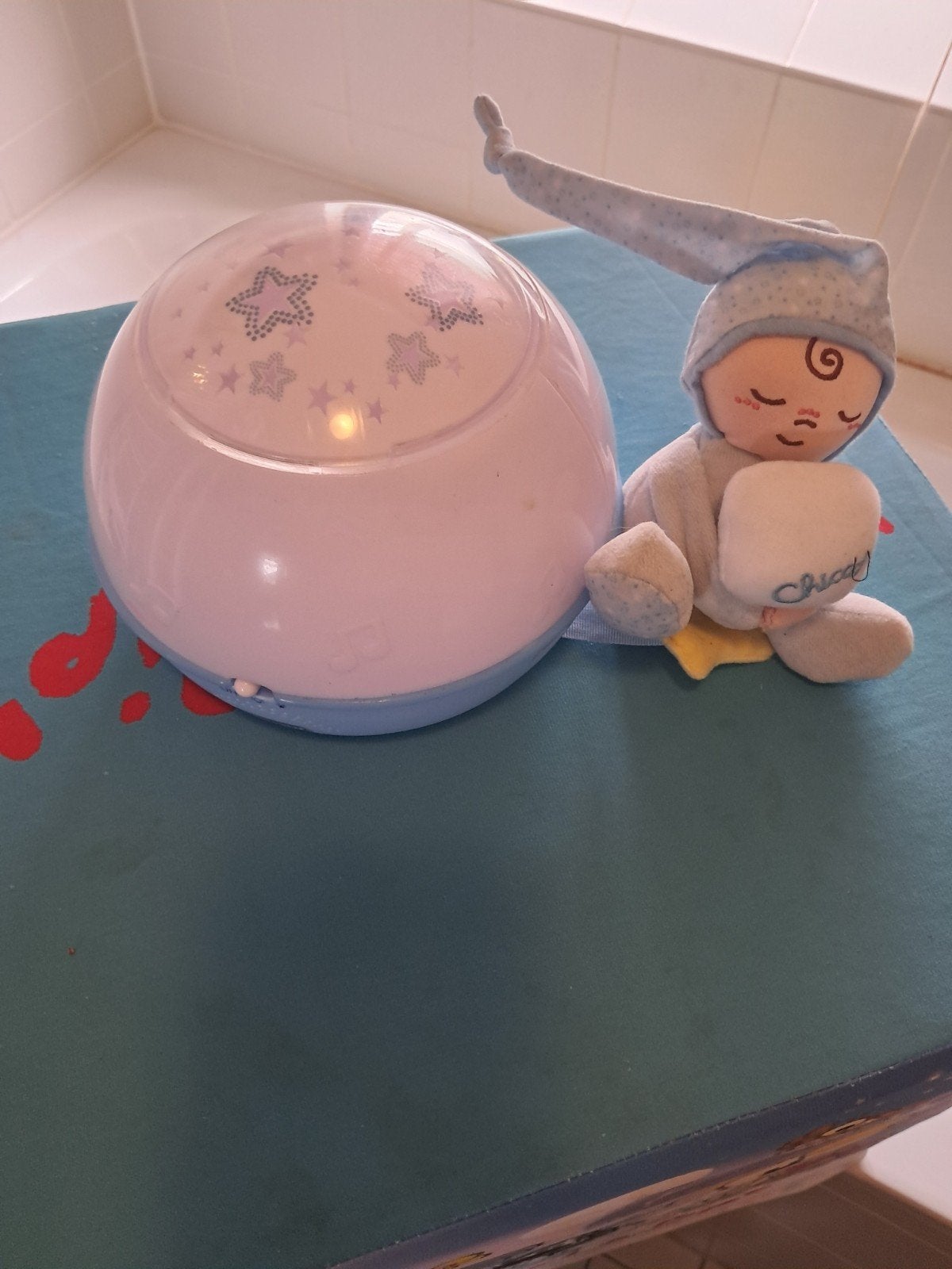 Kinder baby nachtlampje met sterren, Ophalen, Zo goed als nieuw, Minder dan 140 cm, Minder dan 70 cm