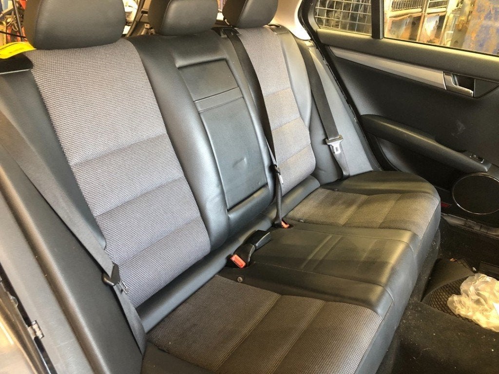 Achterbank half leder Mercedes-Benz C-klasse W204, Ophalen of Verzenden, Gebruikt, Mercedes-Benz