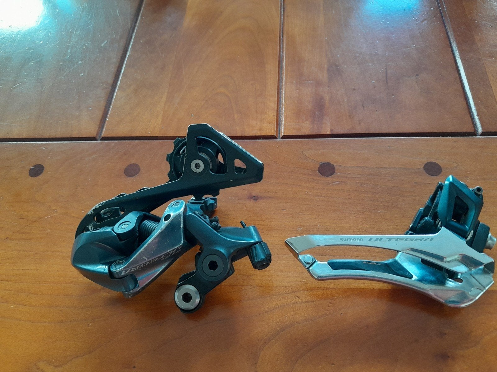 Shimano Ultegra Derailleur Set (Voor- en Achterderailleur), Ophalen, Gebruikt, Shimano Ultegra, Derailleur of Ketting