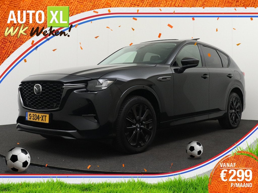 Mazda CX-60 2.5 e-SkyActiv PHEV Homura Pano-dak 20'LMV 360*C, Automaat, Gebruikt, 4 cilinders, Lichtsensor