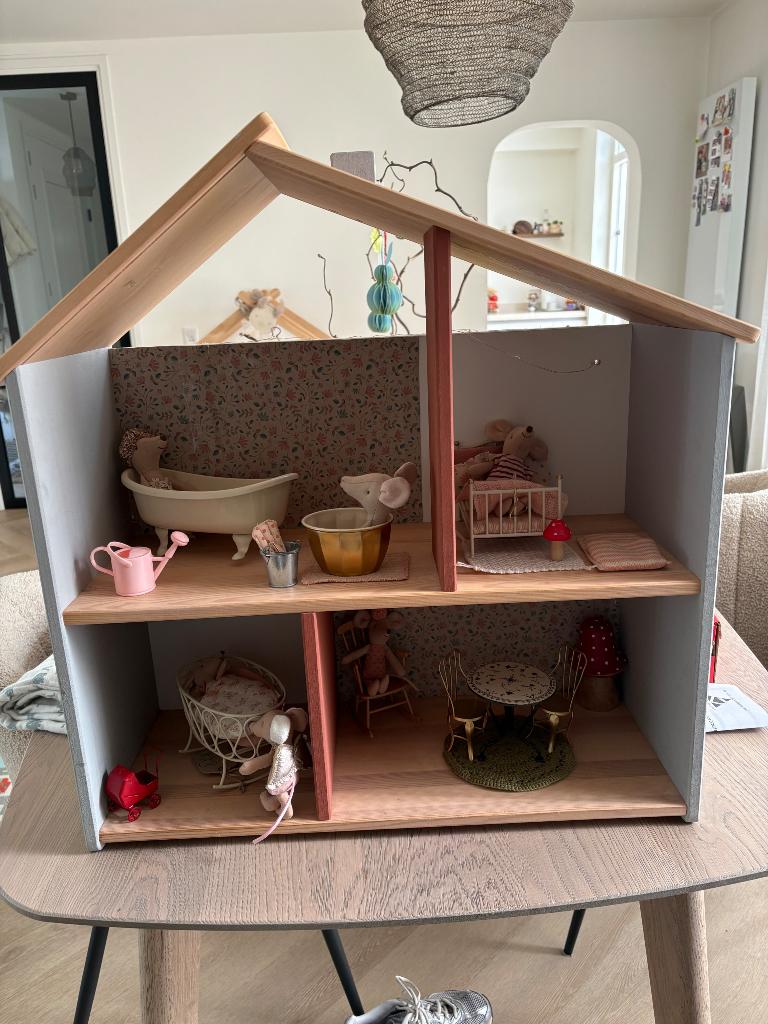 Maileg poppenhuis compleet, Ophalen, Zo goed als nieuw, Poppenhuis