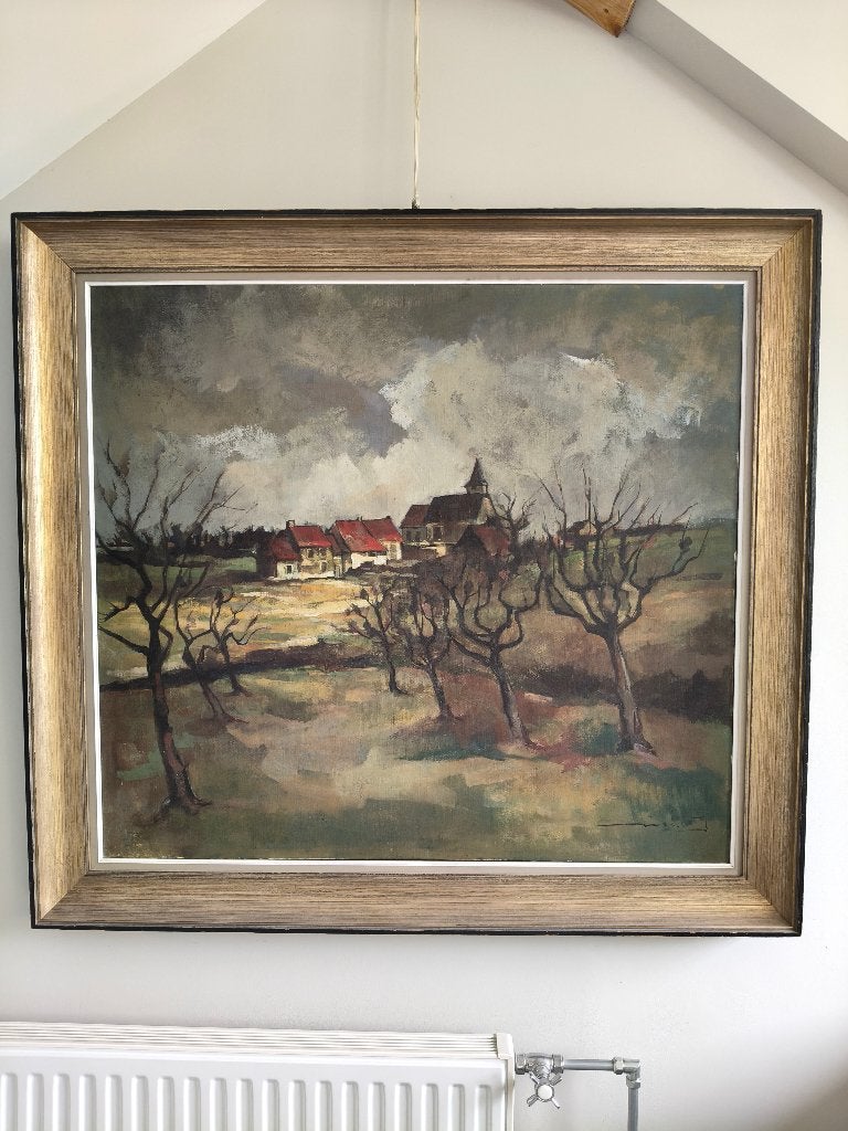 schilderij, Antiek en Kunst, Kunst | Schilderijen | Klassiek, Ophalen, Acrylverf, Overige stijlen, Doek