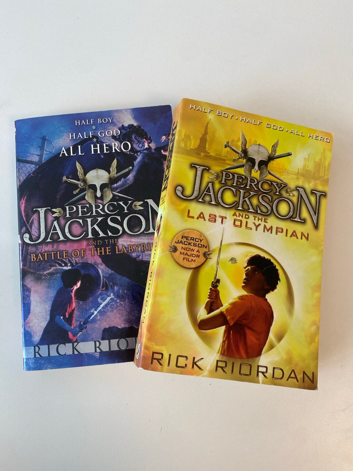 Percy Jackson4&5 The Battle of the Labyrinth The Last Olympi, Ophalen of Verzenden, Gelezen, Fictie