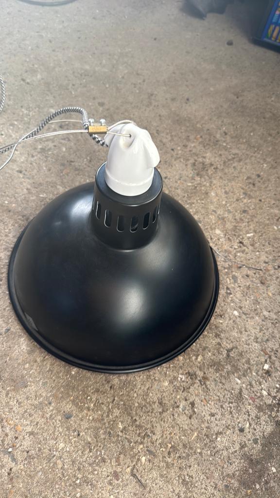 Lamp zwart, Ophalen of Verzenden, Gebruikt, Minder dan 50 cm