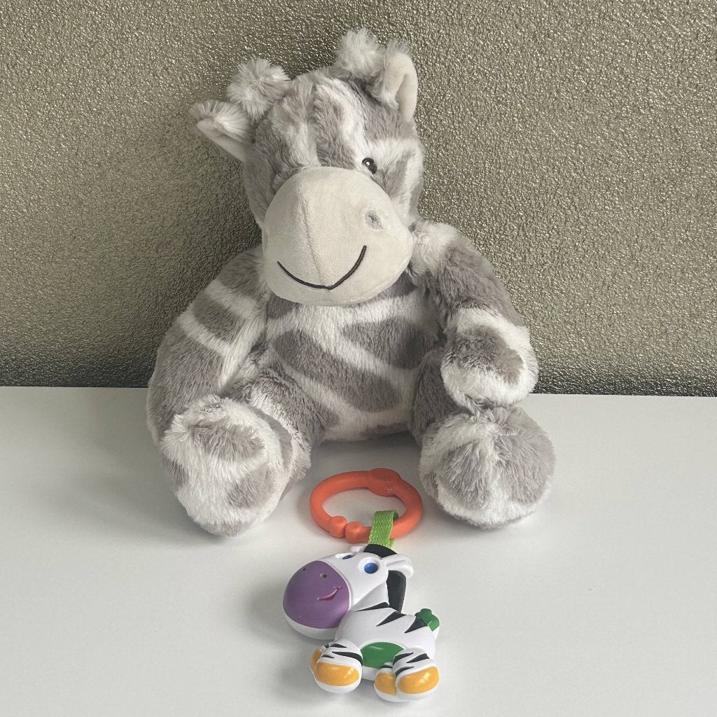 Kraamcadeau knuffel met bijtring, Ophalen of Verzenden, Nieuw, Kraamcadeau
