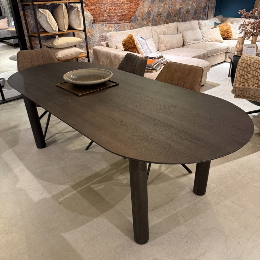 Eettafel Oranta - 240x100 - Massief Eiken Bruin - IN.HOUSE, Niet ingevuld, Niet ingevuld, Niet ingevuld