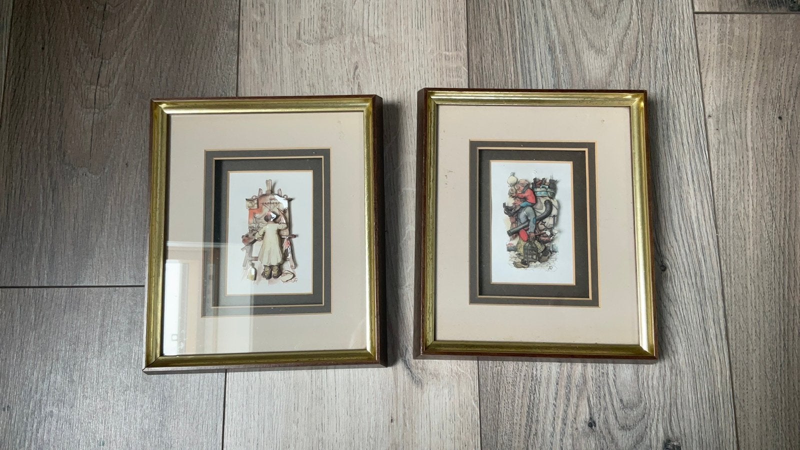 2 mooie schilderijen met mooie afbeeldingen, Huis en Inrichting, Woonaccessoires | Lijsten, Overige typen, Ophalen of Verzenden