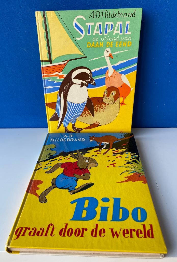 Oude boeken A.D. Hildebrand/ Stapal & Bibo, Ophalen of Verzenden, Gelezen, Fictie algemeen