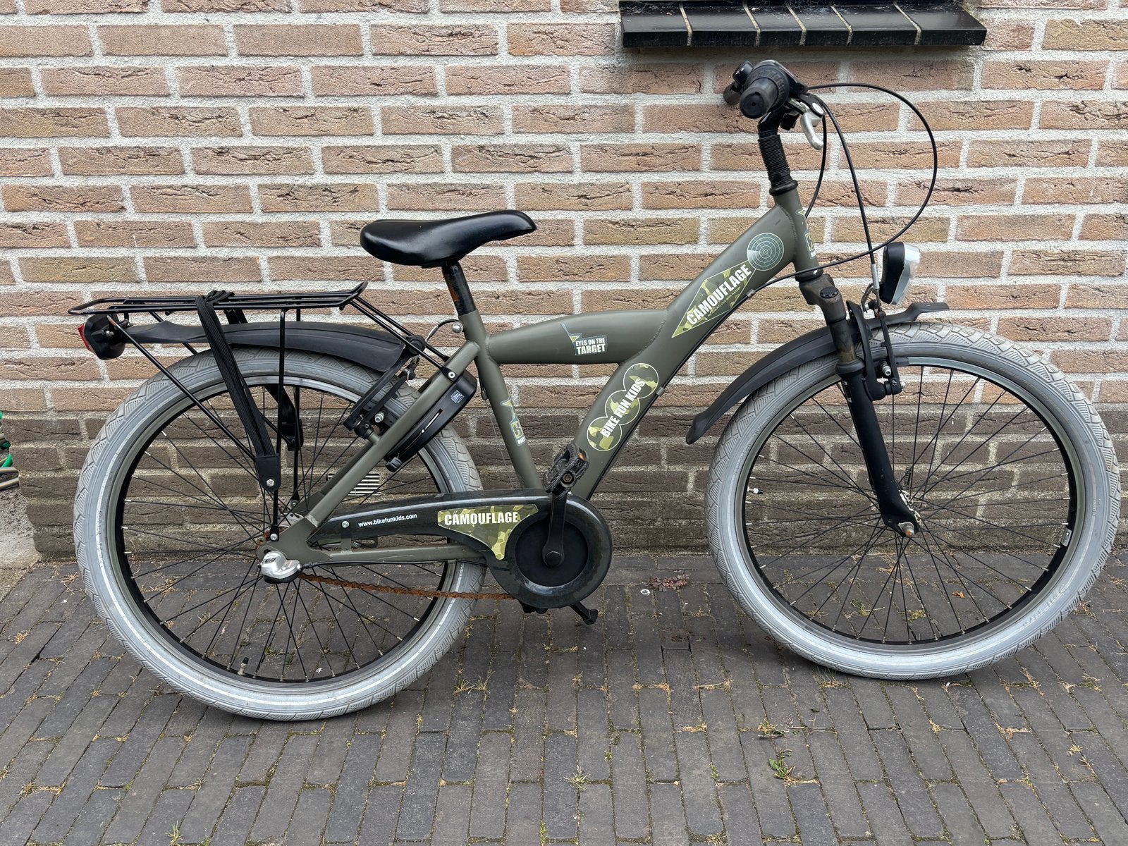 Bike Fun camouflage 24 inch, Fietsen en Brommers, Ophalen, Gebruikt, 24 inch