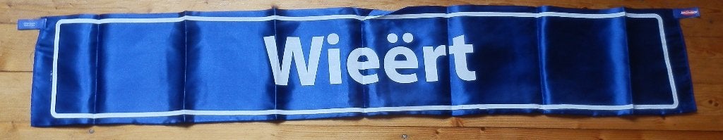 Jan linders carnavals wimpel / vaandel weert / wieërt  nieuw, Ophalen of Verzenden