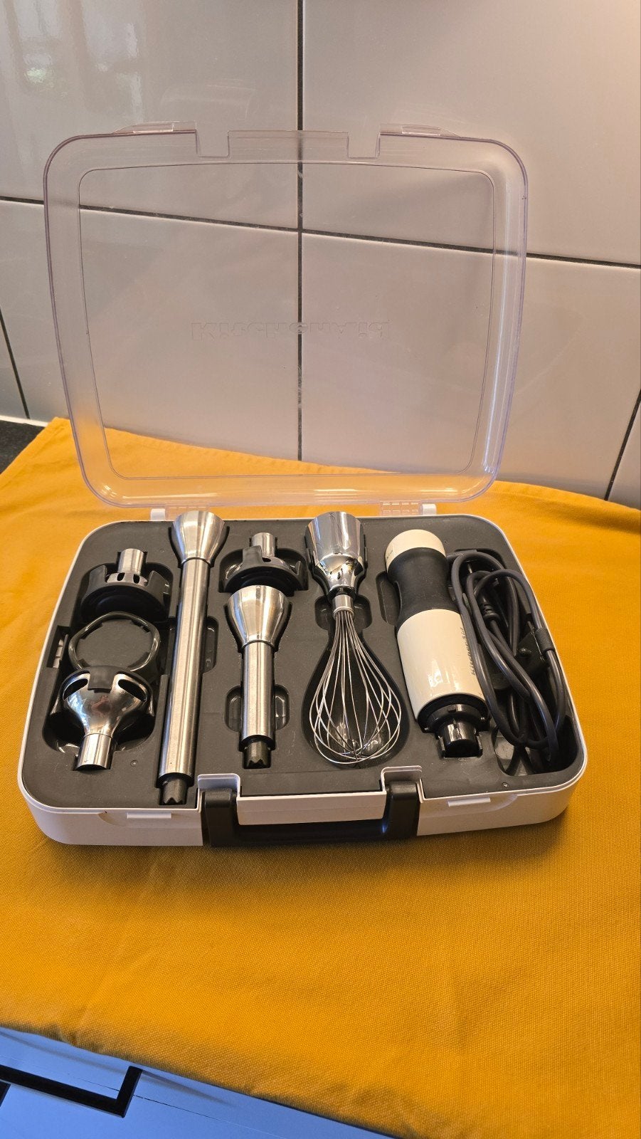 KitchenAid Staafmixer Set - Zo goed als nieuw, Ophalen of Verzenden, Gebruikt