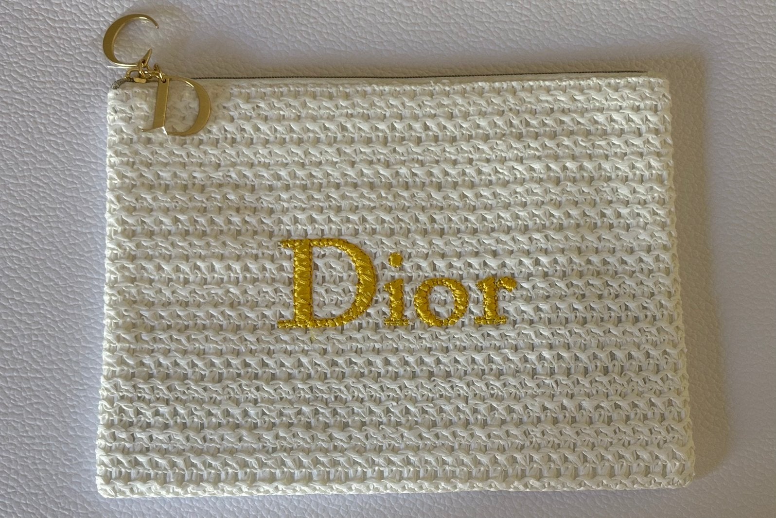 Dior pouch raffia limited edition summer 2026 Nieuw, Verzenden, Nieuw, Dame