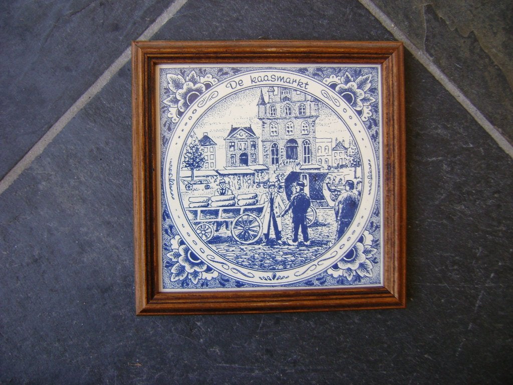 3 tegels oude beroepen, Antiek en Kunst, Ophalen of Verzenden