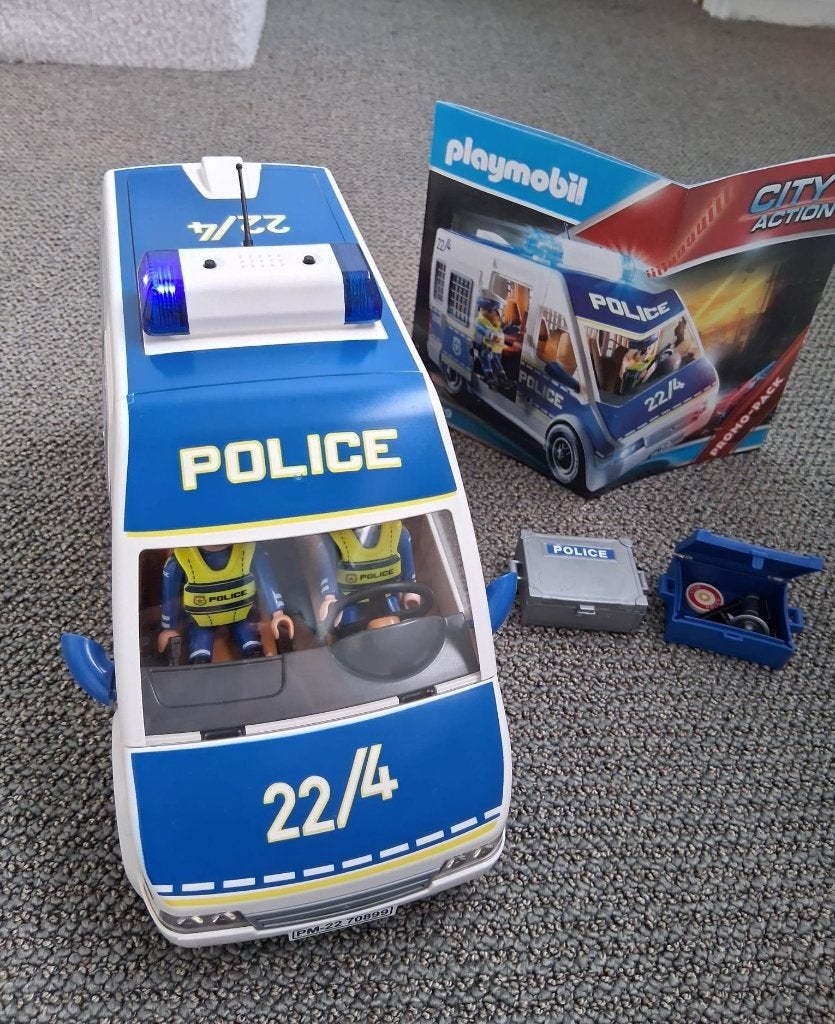 Playmobil City Action 70899 Politie-auto met licht en geluid, Ophalen, Complete set, Voertuig, Zo goed als nieuw