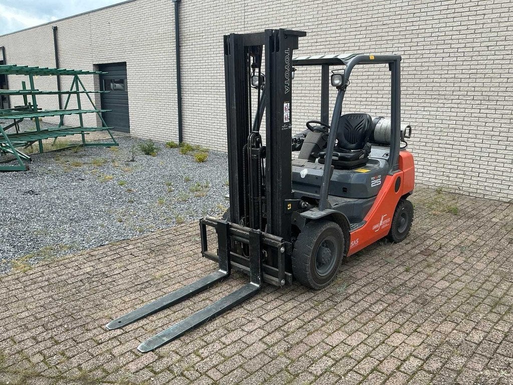2007 Toyota 02-8FGF25 Vorkheftruck, LPG, Heftruck, Toyota