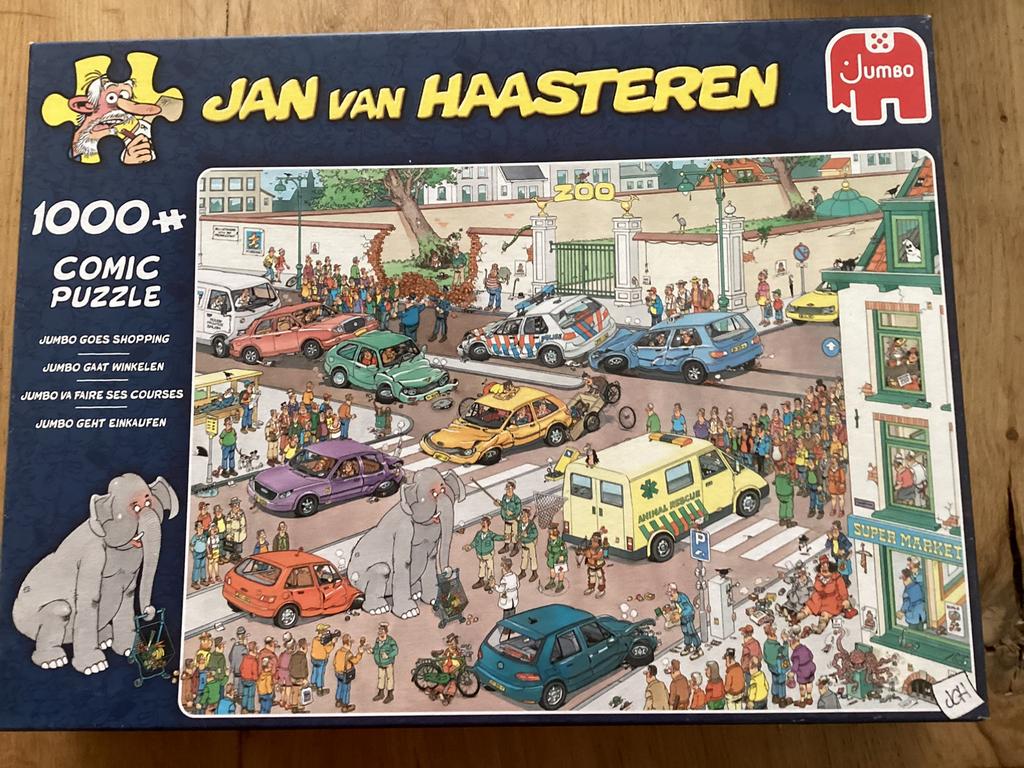 Jan van Haasteren puzzel, Hobby en Vrije tijd, Ophalen of Verzenden, 500 t/m 1500 stukjes, Zo goed als nieuw