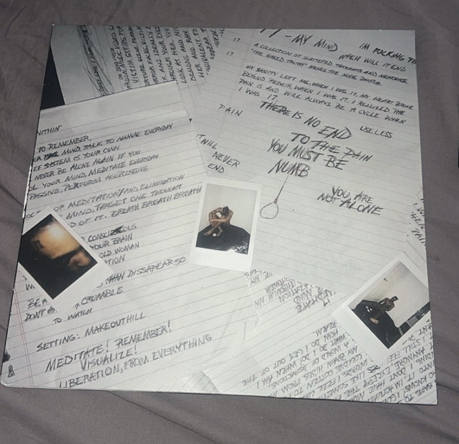 XXXTENTACION- 17 LP LIMITED EDITION (Zwart/Wit Marmer Vinyl), LP, Gebruikt, Overige genres, 12 inch