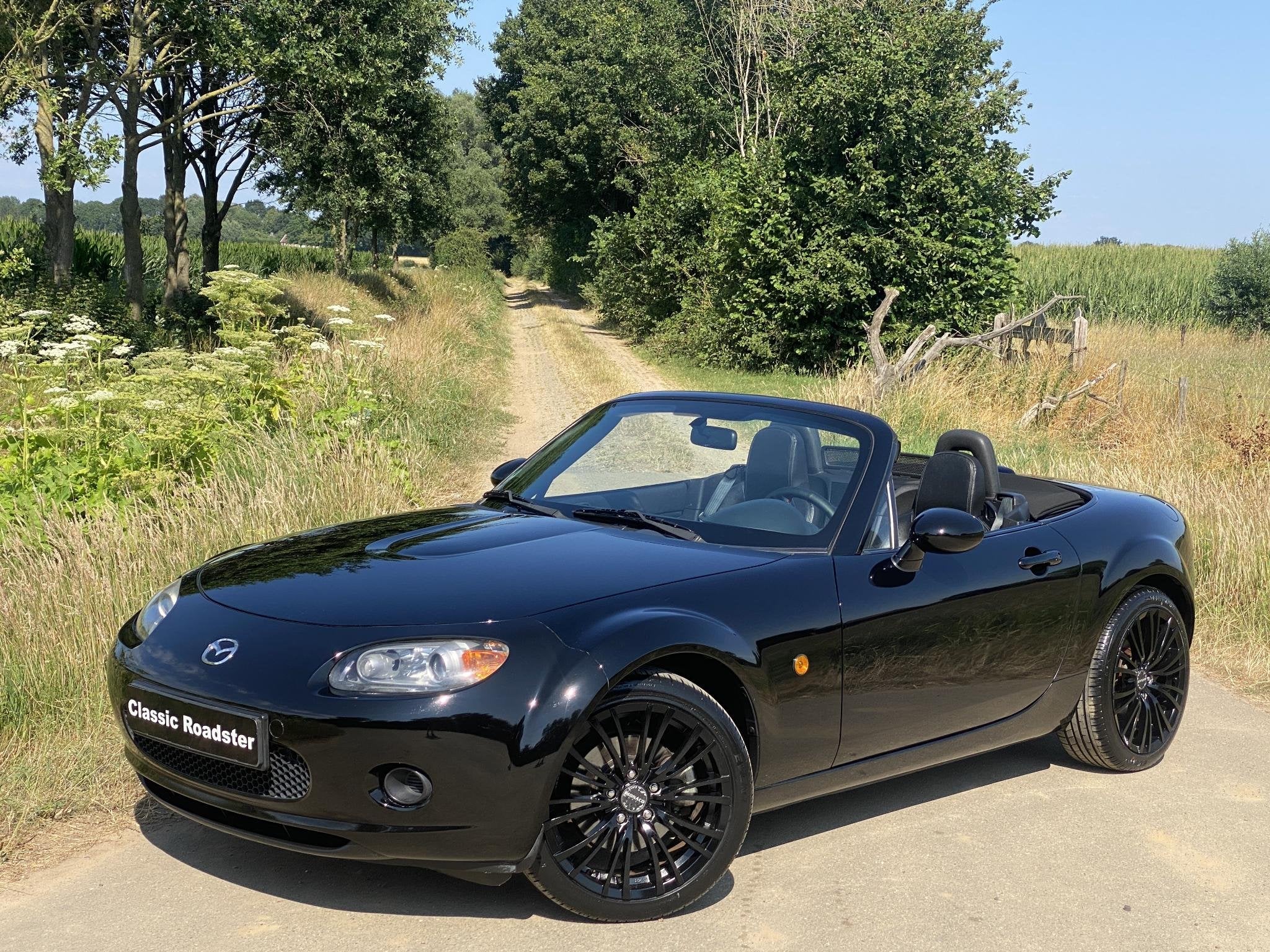 Mazda MX-5 NC 2.0 160PK, GEREVISEERDE MOTOR, LEDER, Auto's, Mazda, 1998 cc, Gebruikt, Zwart, 4 cilinders