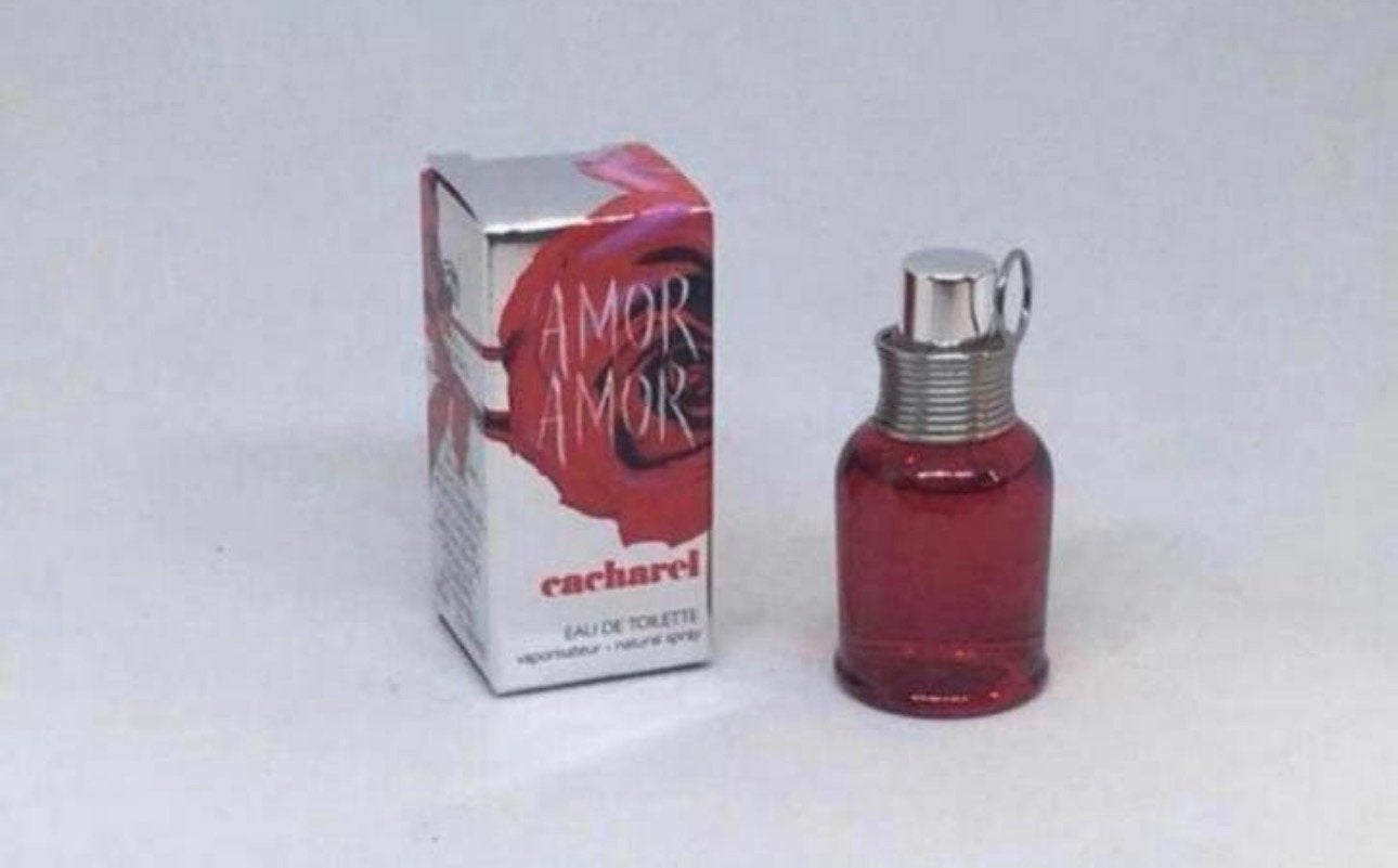 Miniatuur Amor Amor Cacharel Femme 5 ml eau de toilette, Ophalen of Verzenden, Nieuw, Miniatuur, Gevuld
