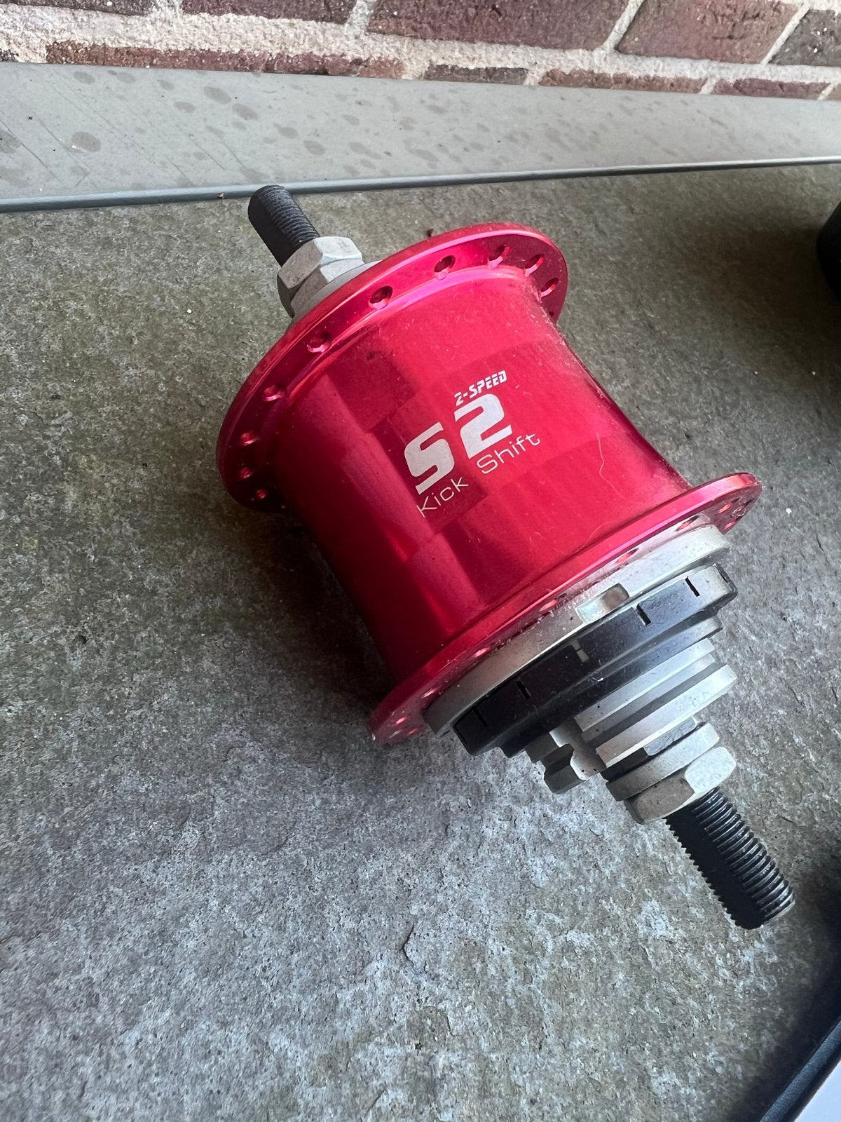 Sturmey Archer S2 Kick Shift 2-speed naaf, Ophalen, Overige typen, Nieuw, Aluminium