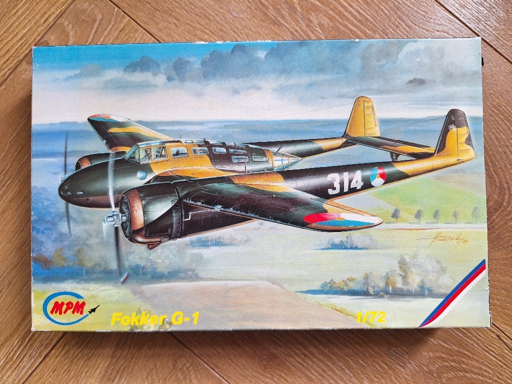 1:72 1/72 MPM Fokker G-1, Overige merken, 1:72 tot 1:144, Ophalen of Verzenden, Zo goed als nieuw