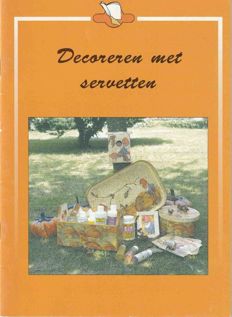 Decoreren met servetten"", Verzenden, Zo goed als nieuw, Overige onderwerpen