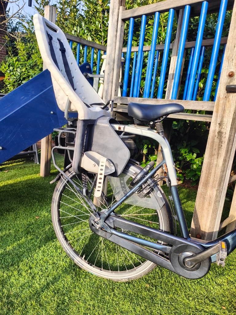 Thule Yepp Maxi achterzitje – fietsstoeltje – compleet, Fietsen en Brommers, Fietsaccessoires | Fietsstoeltjes, Gebruikt, Achterzitje