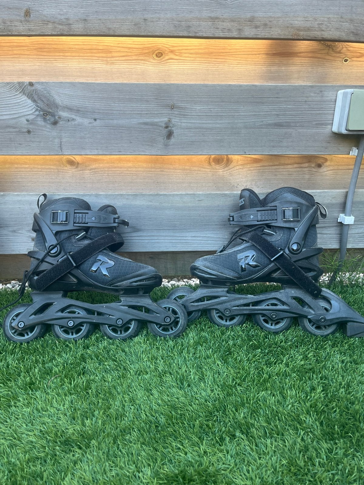 Skielers - Maat 38-41 - Zwart, Sport en Fitness, Kinderen, Inline skates 4 wielen, Ophalen, Overige merken