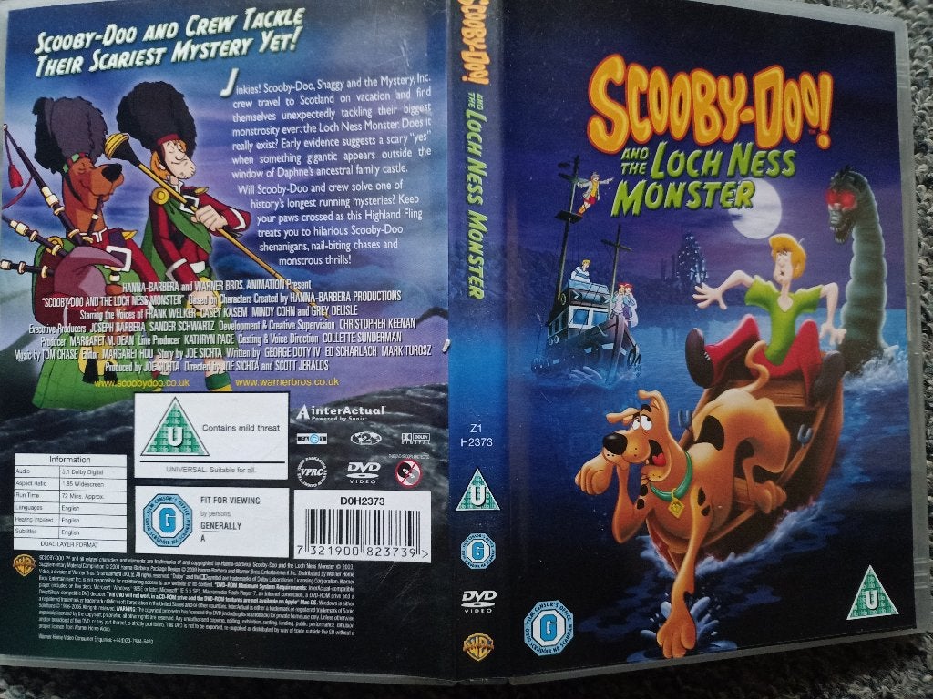 Scooby-Doo! en het Monster van Loch Ness (DVD), Engels, Animatie, Amerikaans, Engels