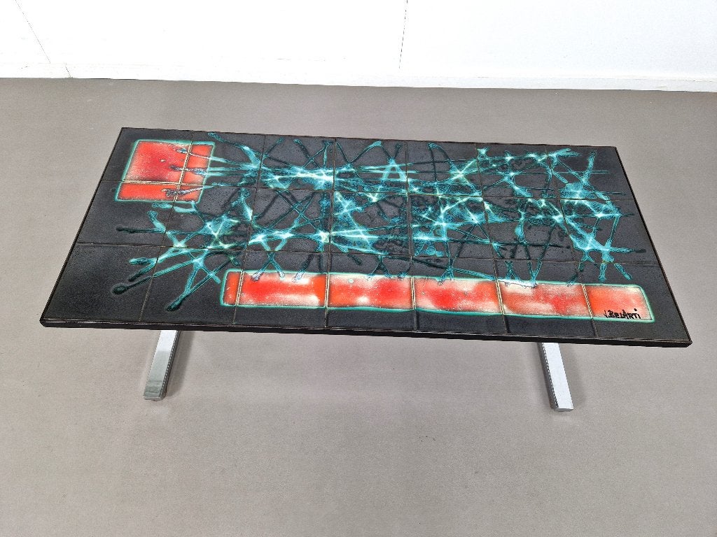 J. Belarti | Keramiek Tegeltafel 1970s, Ophalen, Gebruikt, 100 tot 150 cm, -