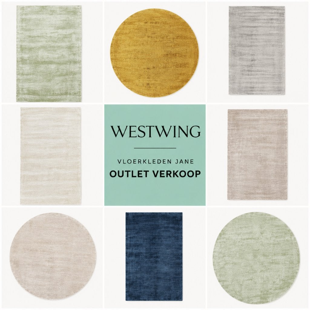 Vloerkleden Outlet Westwing JANE Nieuw Rond XXL vanaf €40, Huis en Inrichting, Stoffering | Tapijten en Kleden, Ophalen, 150 tot 200 cm