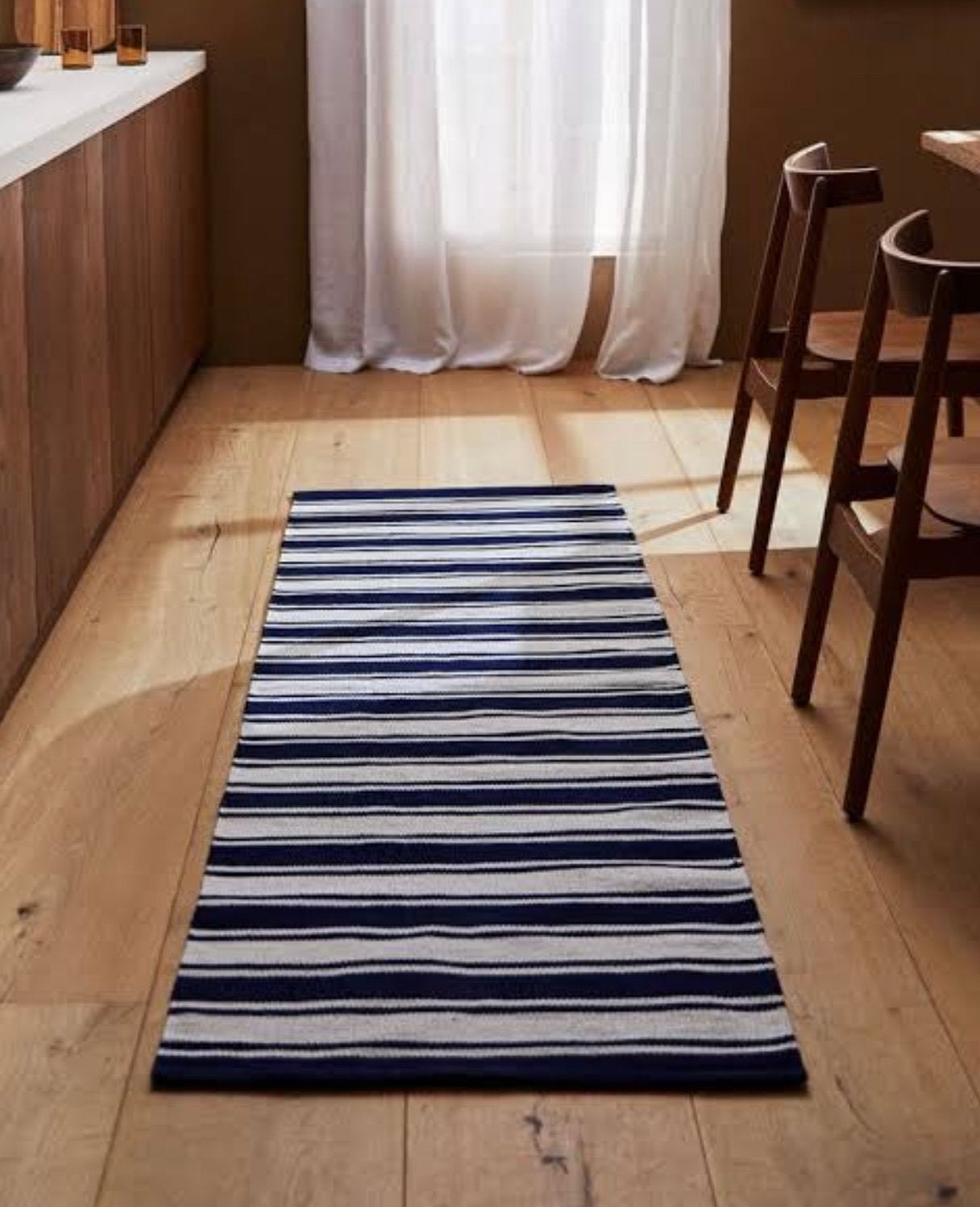 Zara Home Tapijt %katoen nieuw Zara Home tapijt, Minder dan 50 cm, Blauw, Nieuw, Ophalen of Verzenden