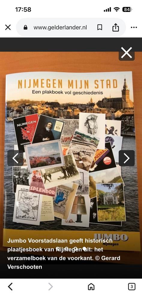 TEKOOP gevraagd/Boek: Nijmegen mijn stad, Ophalen of Verzenden, Beta, Zo goed als nieuw, HBO