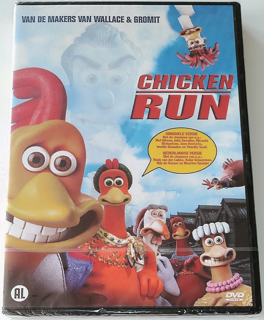 Dvd *** CHICKEN RUN *** De kippen pikken het niet *NIEUW*, Animatie, Nederlands, Ophalen of Verzenden, Nieuw in verpakking