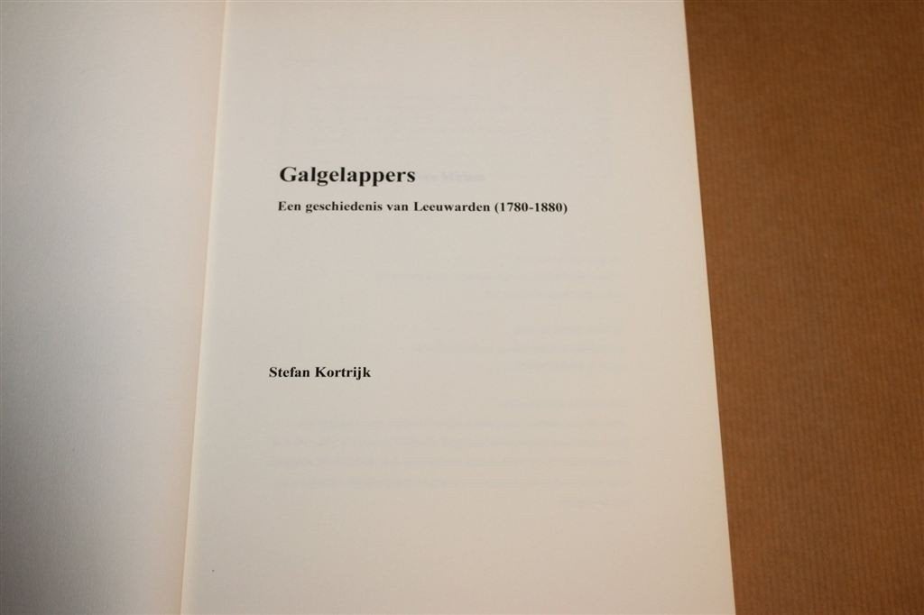 Galgelappers — Geschiedenis van Leeuwarden 1780-1880, Boeken, Ophalen of Verzenden, Gelezen