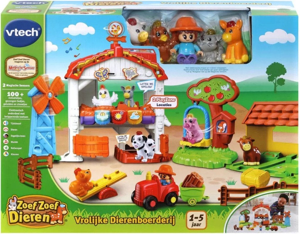 VTech Zoef Zoef Vrolijke Dierenboerderij, Ophalen, Zo goed als nieuw, 2 tot 4 jaar
