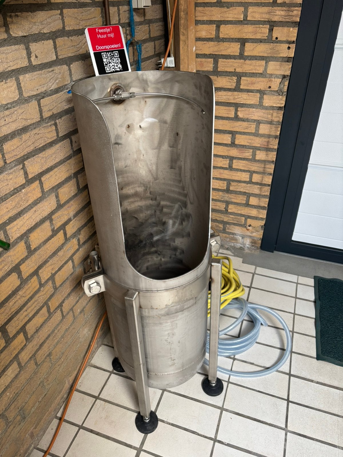 Te Huur: Heren RVS urinoir, Ophalen, Zo goed als nieuw, Overige
