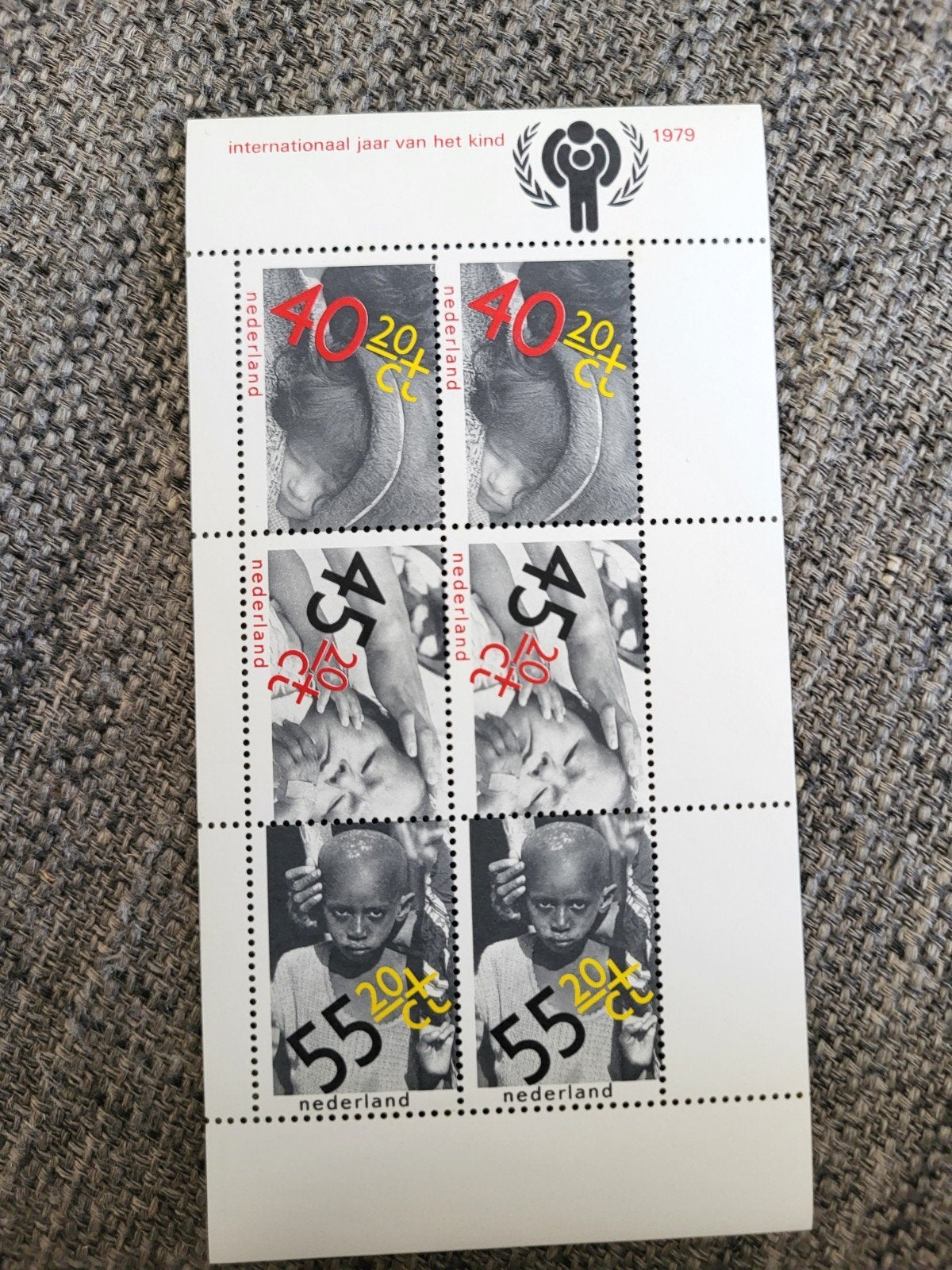 Nederlandse postzegels Internationaal Jaar van het Kind 1979, Postzegels en Munten, Verzenden, Na 1940, Postfris
