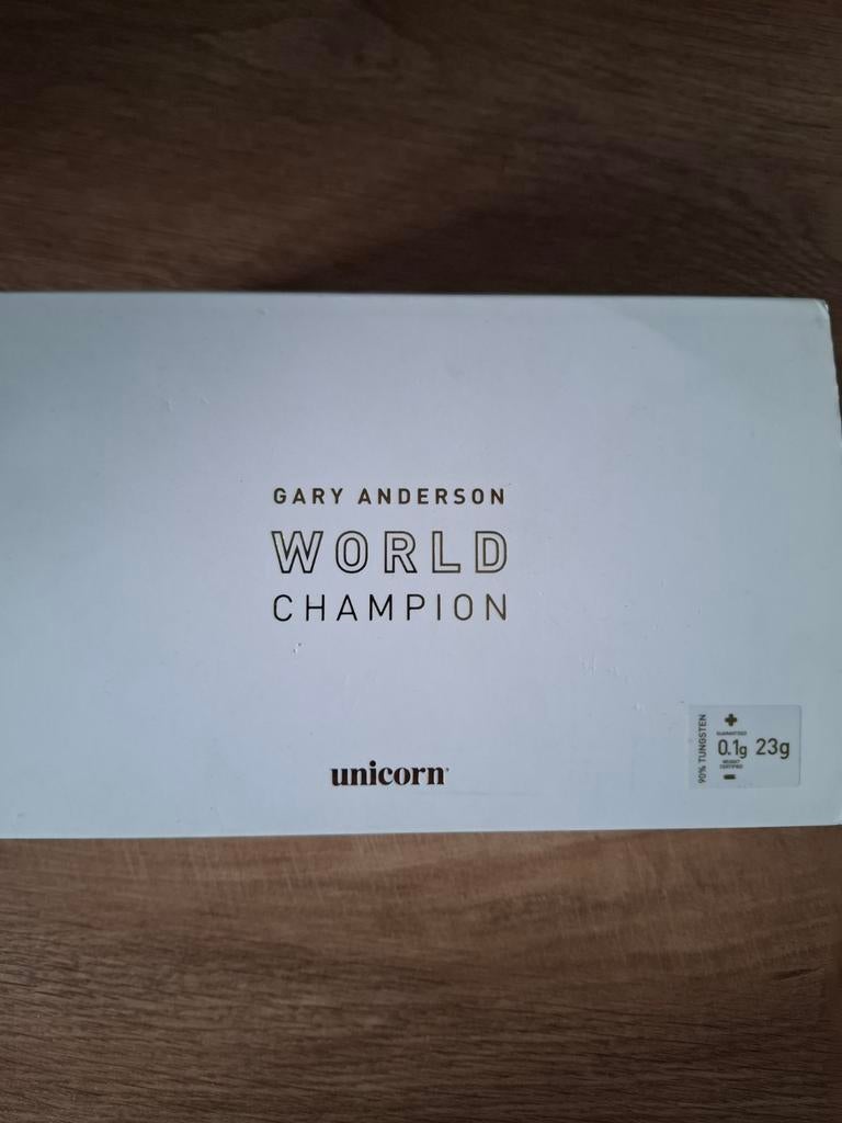 Gary Anderson World Champion Dartpijlen 23 gram, Sport en Fitness, Darts, Ophalen of Verzenden, Zo goed als nieuw, Pijlen