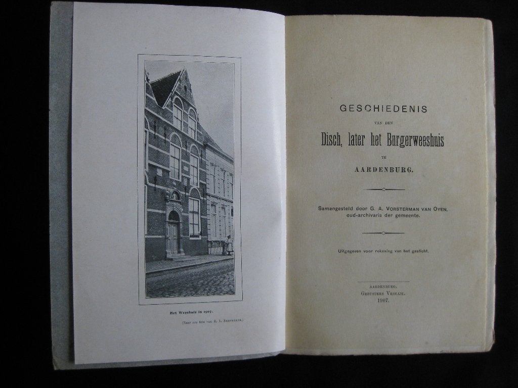 Geschiedenis van den Disch. Burgerweeshuis te Aardenburg, Ophalen of Verzenden, Gelezen