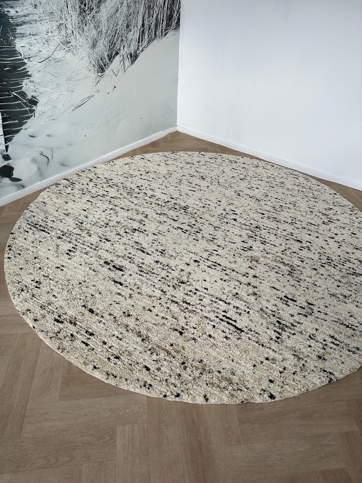 Beside Rugs Shepard wol rond 250cm brown mix, Rond, Ophalen of Verzenden, 200 cm of meer, Nieuw