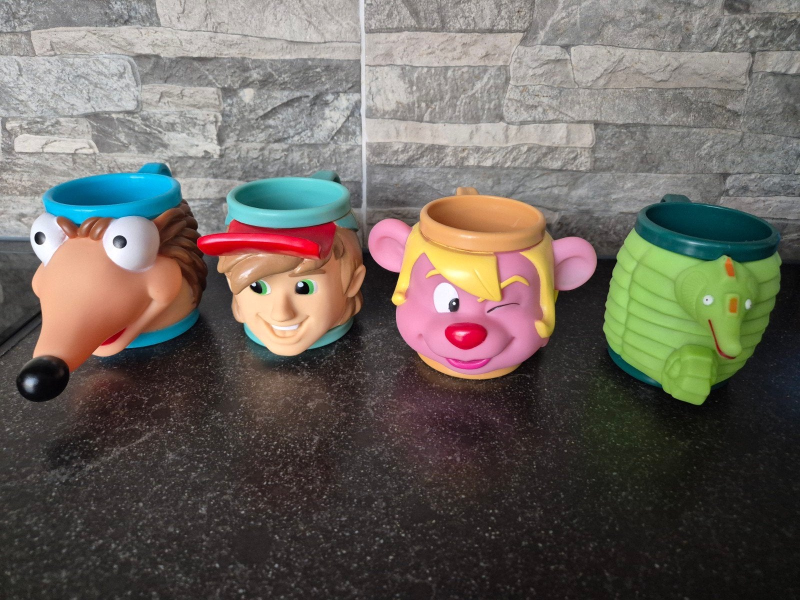 Leuke kinderbekers met dierenfiguren - Nieuw, Ophalen of Verzenden, Nieuw, Jongen of Meisje