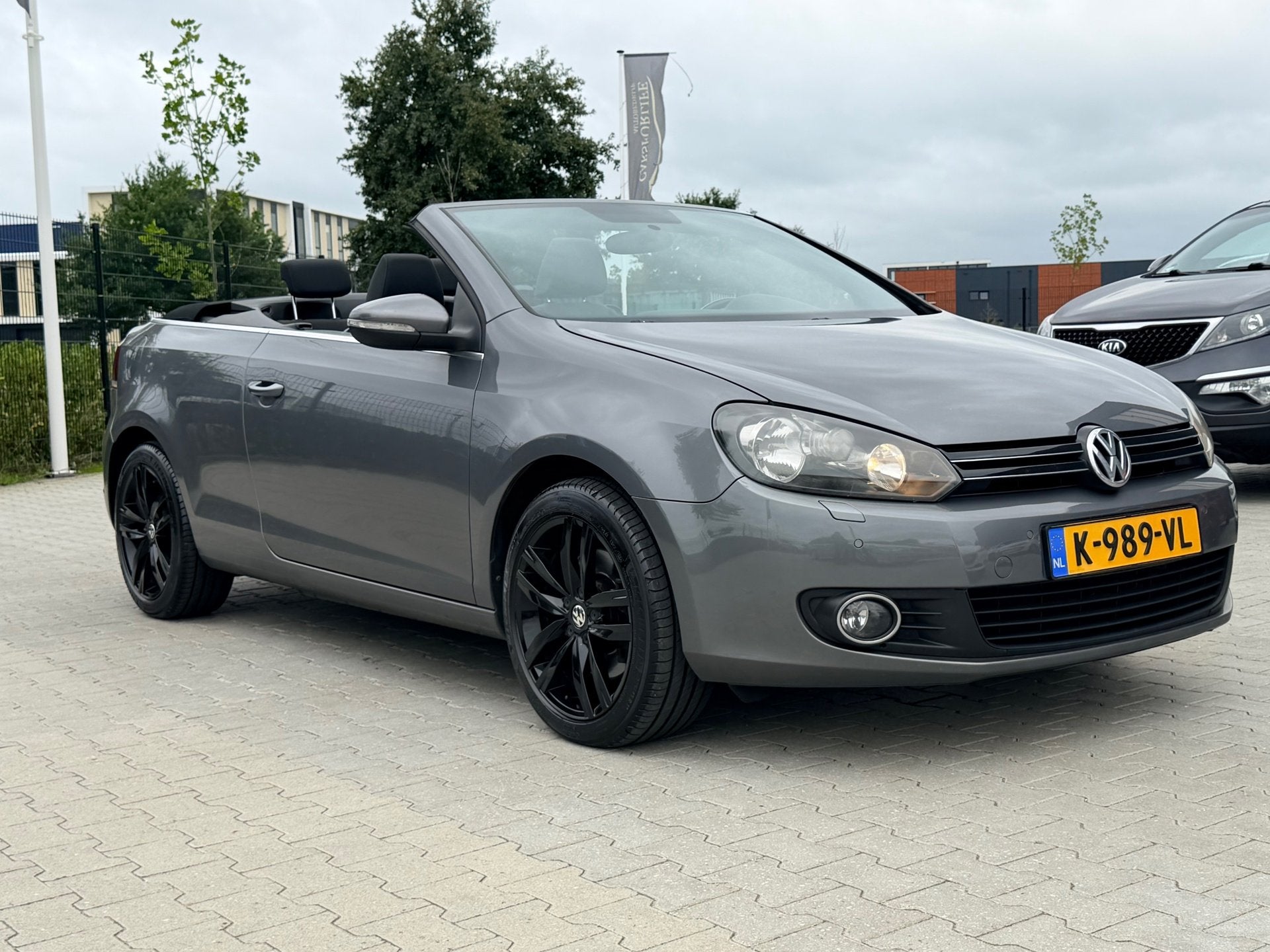 Volkswagen Golf Cabriolet 1.4 TSI, Auto's, Voorwielaandrijving, Stof, Gebruikt, Zwart