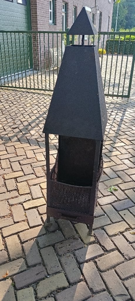 vuurkorf, Ophalen, Gebruikt, Vuurkorf