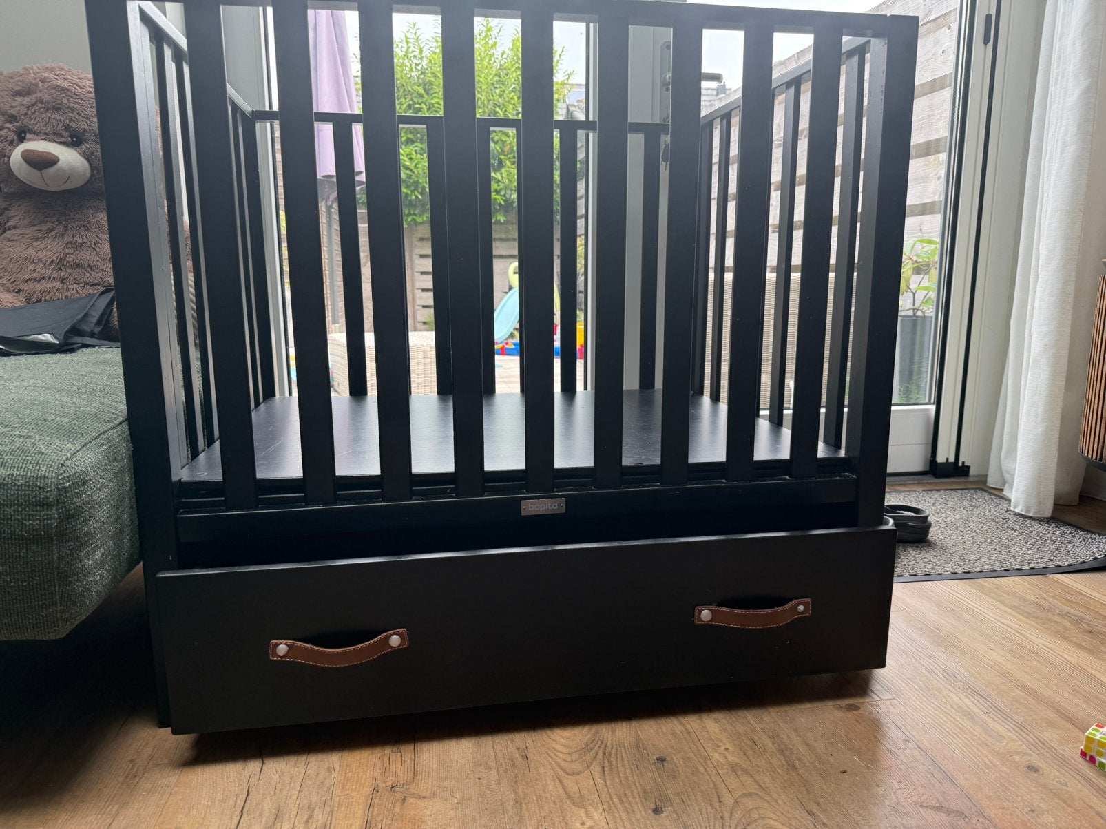 Bobita box, Kinderen en Baby's, Boxen, Ophalen, Gebruikt, Vierkant, In hoogte verstelbaar
