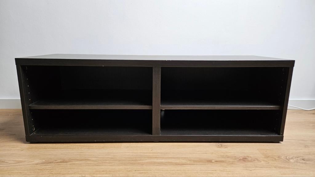 Zwart Ikea Besta TV-meubel/kast, Ophalen, Gebruikt, 100 tot 150 cm, Minder dan 100 cm