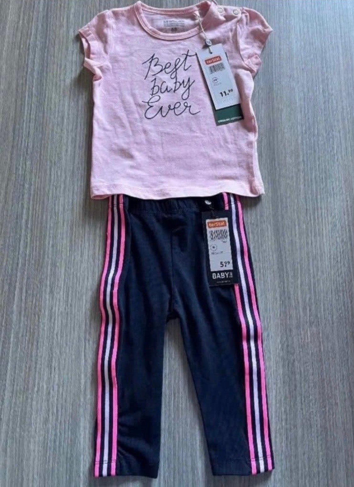 Nieuw setje voor meisjes, maat 68 (legging en shirtje), Kinderen en Baby's, Ophalen of Verzenden, Nieuw, Meisje, Setje