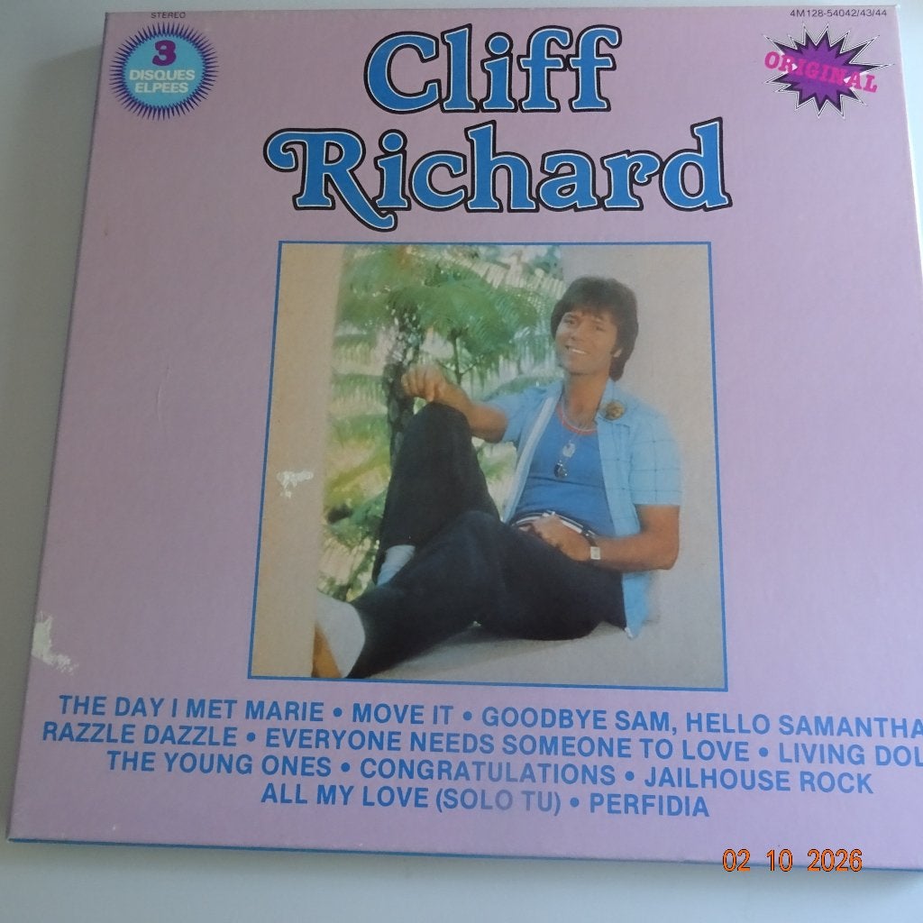 Cliff Richard - Cliff Richard (3lp-box), Boxset, Gebruikt, Complilatie, 12 inch